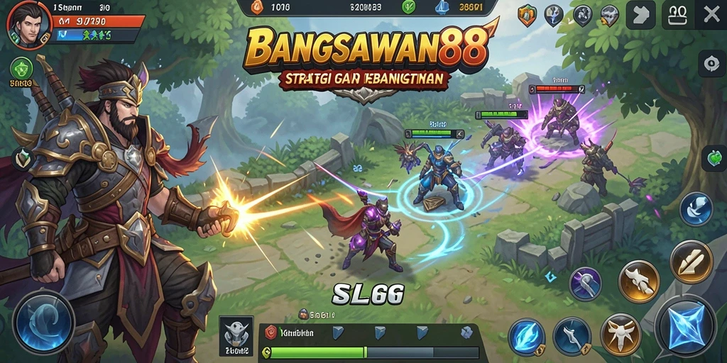 Gambaran gameplay strategis dalam BANGSAWAN88 yang mendebarkan.