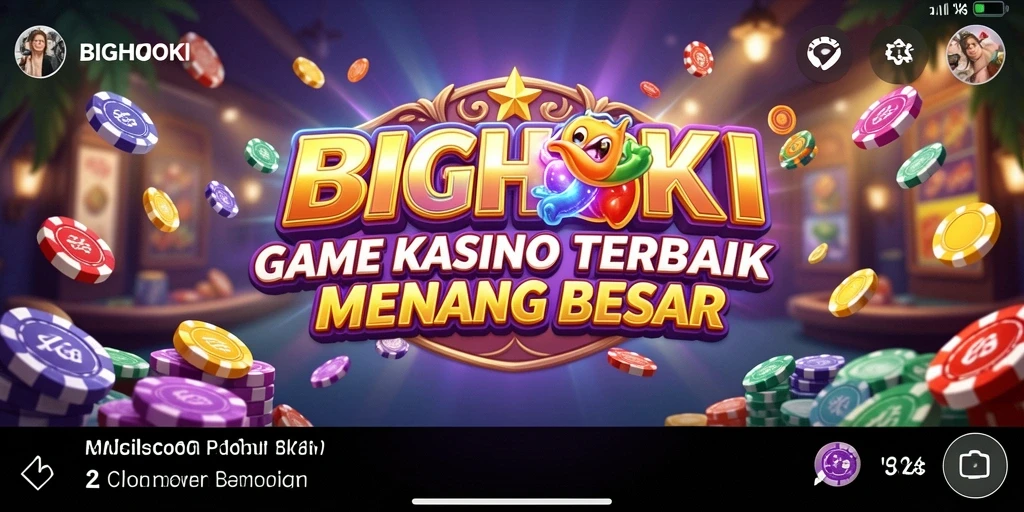 Tampilan gameplay menarik dari BIGHOKI dalam permainan Kasino.