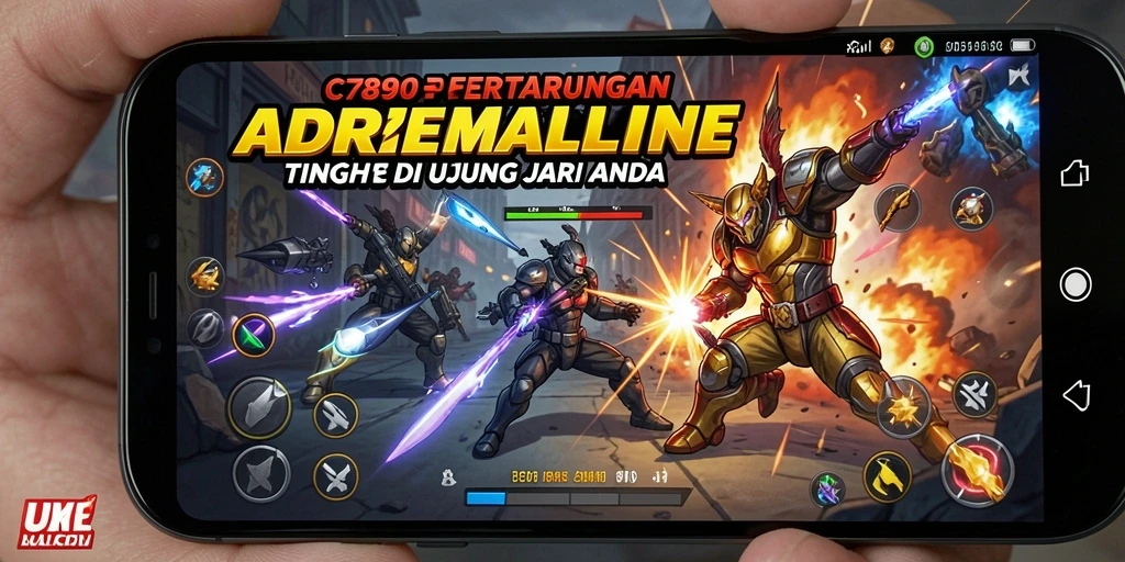 Screenshot C7890 menampilkan pertarungan epik antara dua karakter yang saling menyerang.