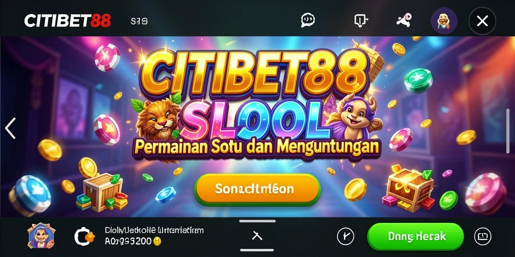 Tampilan gameplay menarik dari CITIBET88 dengan berbagai mesin slot.