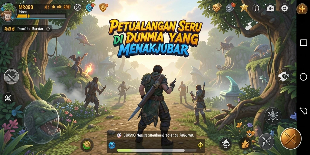 Tampilan gameplay menakjubkan dari game petualangan MR888.