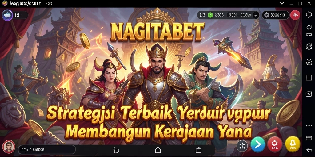 Tampilan strategis menakjubkan dari NAGITABET saat pertempuran berlangsung.