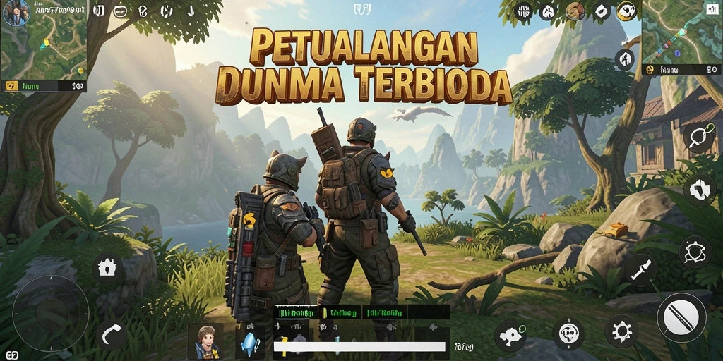 Screenshot RP6789 menampilkan petualangan seru di dunia terbuka.