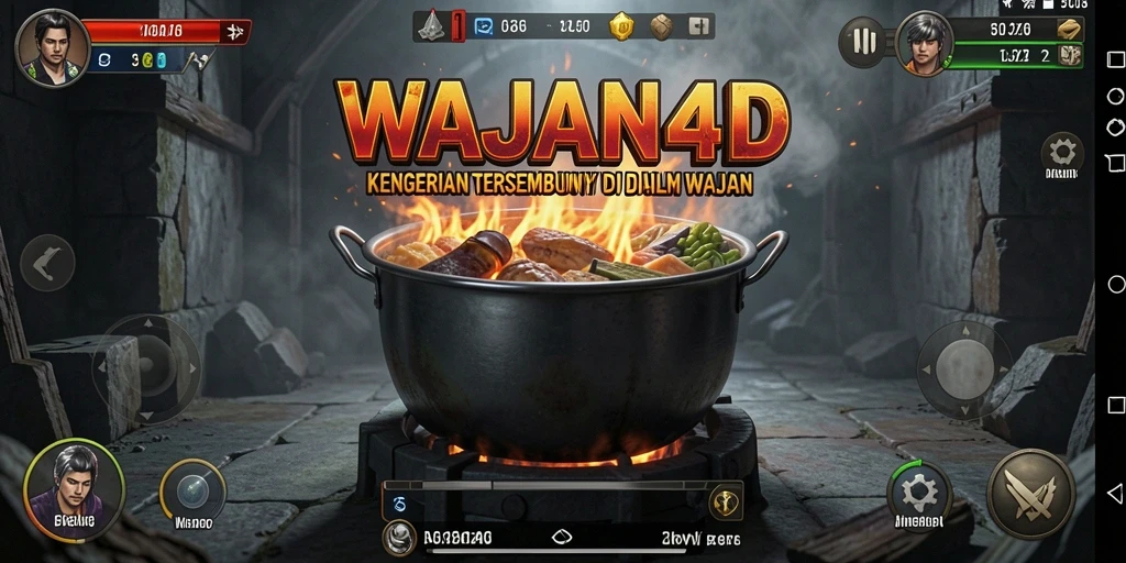 Screenshot menampilkan suasana mencekam dalam gameplay WAJAN4D.
