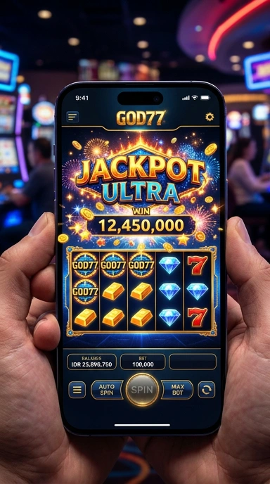 Screenshot aplikasi god77 yang menunjukkan berbagai kategori aplikasi.